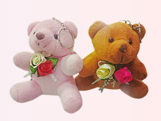 Pareja de Llaveros de Peluche