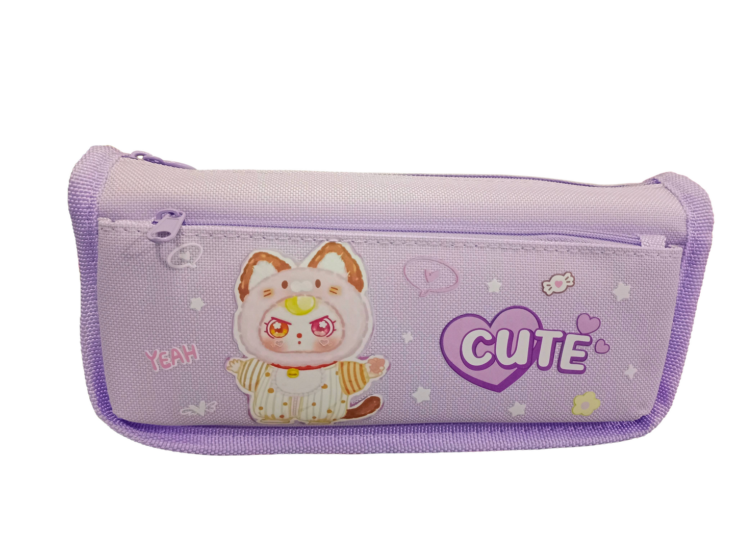 Cartuchera doble bolsillo Cute