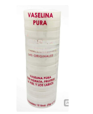 Vaselina Pura.  12 Unids.